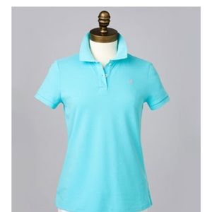 Aqua Lilly Polo